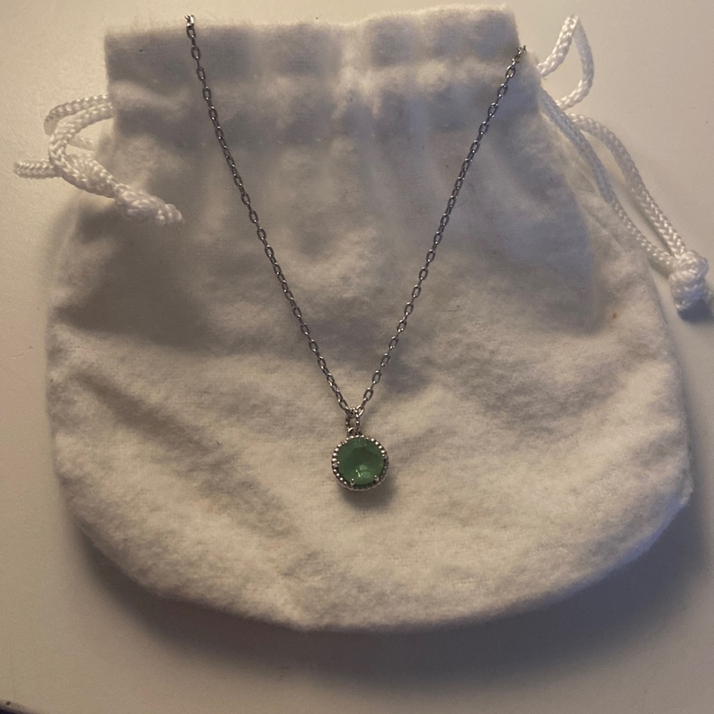Swarovski august birthstone necklace